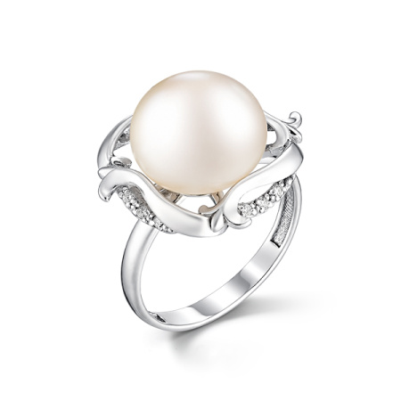 Серебряное кольцо с жемчугом