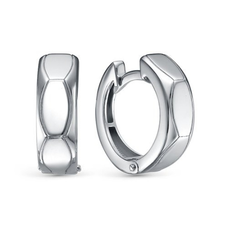 Серьги-хупы из серебра