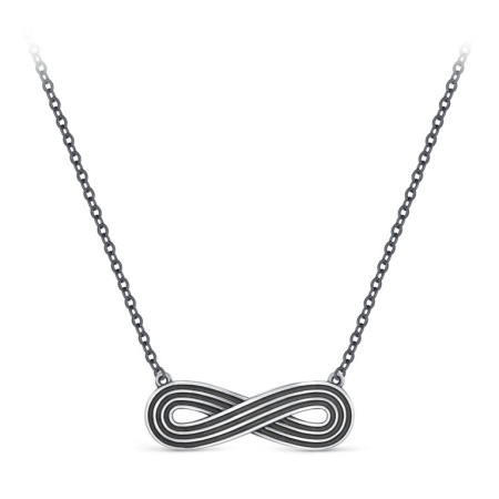 Колье из серебра «Бесконечность»