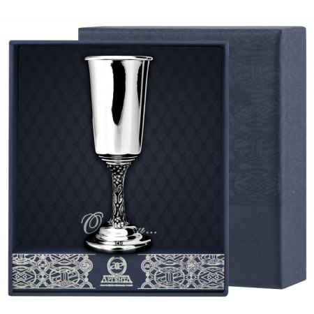 Рюмка «Виноград» с чернением