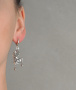 Серебряные серьги «Дискотека»
