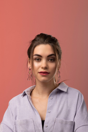 Серьги из серебра «Силуэт»