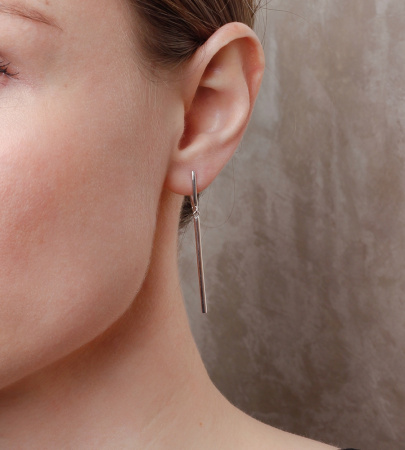 Серебряные серьги