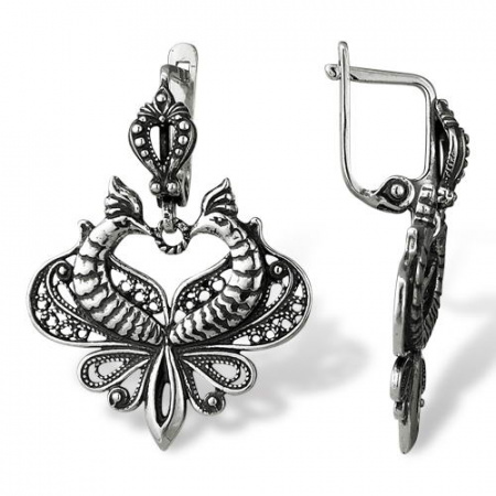 Серьги из серебра