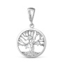 Подвеска из серебра с фианитами «Древо»