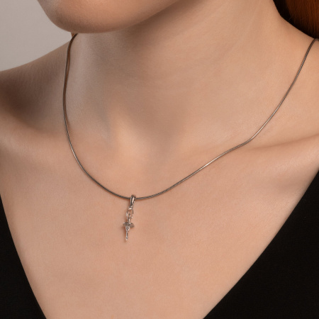 Серебряная подвеска «Балерина»