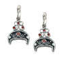 Серьги «Царевна» из серебра