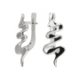Серьги из серебра «Бриз»