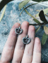 Серьги из серебра «Змея»