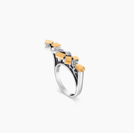 Серебряное кольцо «Метаморфозы»