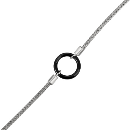 Браслет из серебра «Круг»