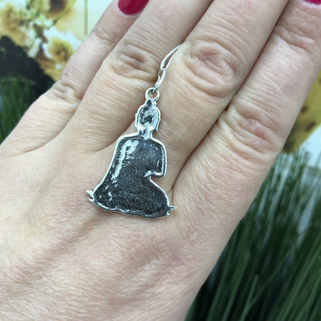 Подвеска из серебра «Будда»