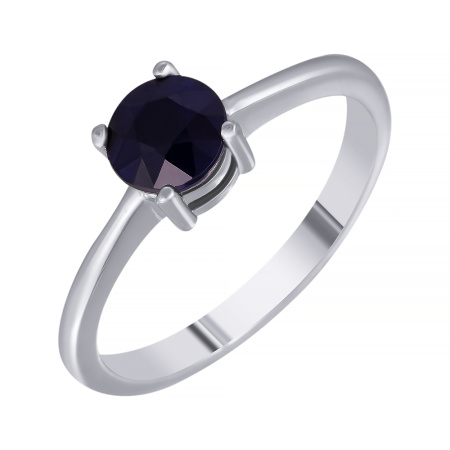 Кольцо из серебра с сапфиром