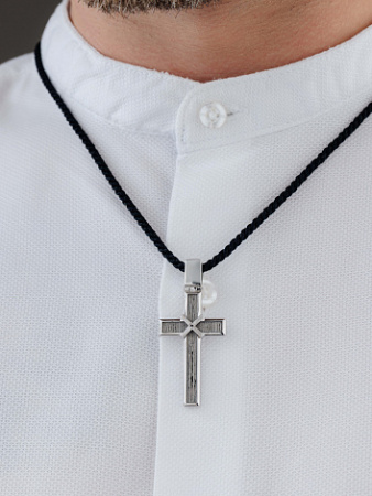 Подвеска из серебра с бриллиантом