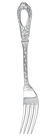 Серебряная столовая вилка «Фамильная»