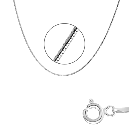 Цепь из серебра «Снейк»