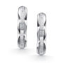 Серьги из серебра с бриллиантом