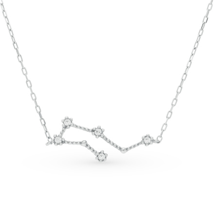 Серебряное колье «Лев»