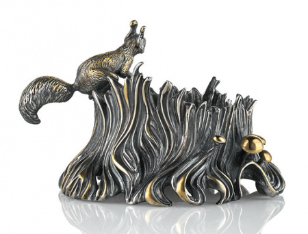 Серебряная солонка «Пенек»