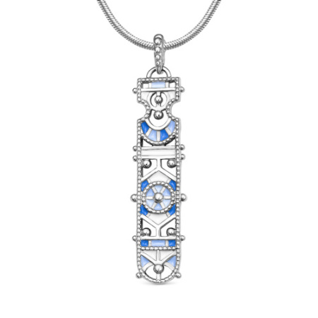 Подвеска из серебра с эмалью