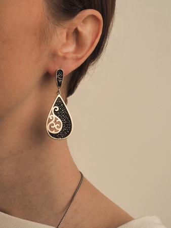 Серьги из серебра