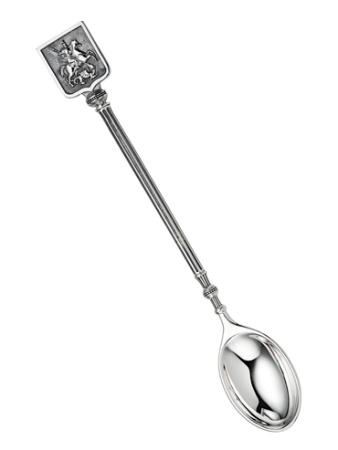Чайная ложка из серебра «Москва»