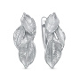 Серьги из серебра «Листья»