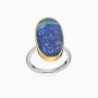 Кольцо из серебра с камнем лазурит