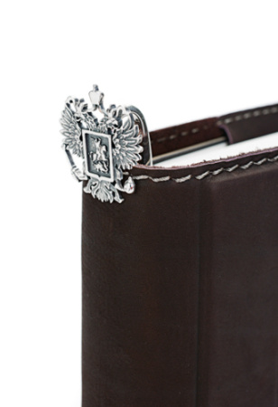 Серебряная закладка для книг «Держава»