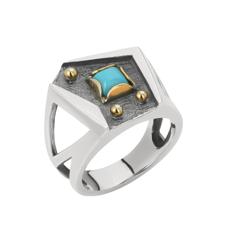 Серебряное кольцо с бирюзой