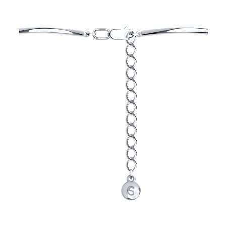 Серебряный браслет с фианитом