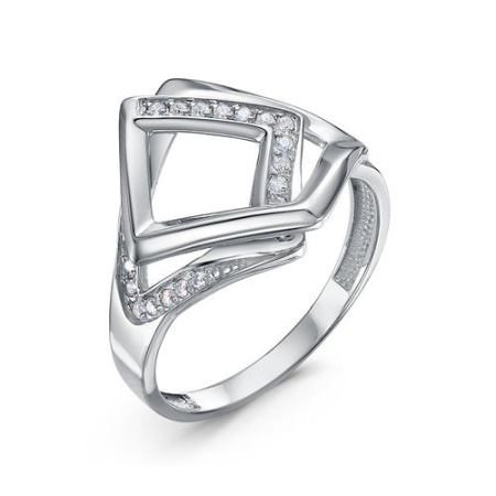 Серебряное кольцо с фианитами