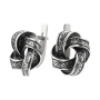 Серьги из серебра «Мебиус»
