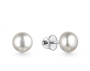 Серьги из серебра с жемчугом