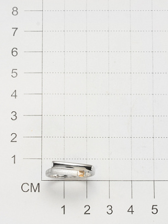 Кольцо из серебра с бриллиантом