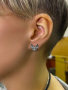Серебряные серьги «Коты»
