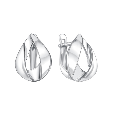 Серебряные серьги «Капля»