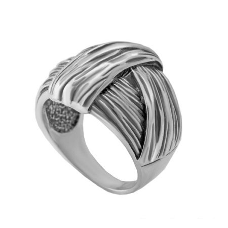 Кольцо из серебра «Чалма»