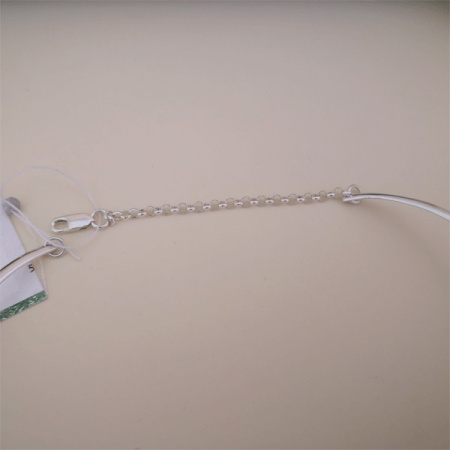 Серебряная гривна с цепочкой