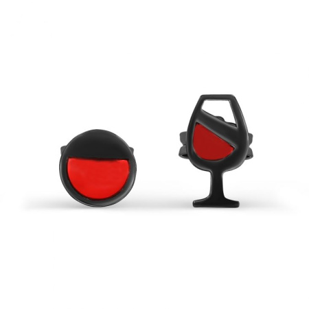 Пусеты из серебра «Бокал»