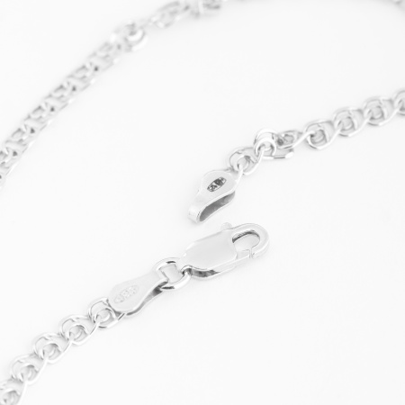 Серебряный браслет «Лав»