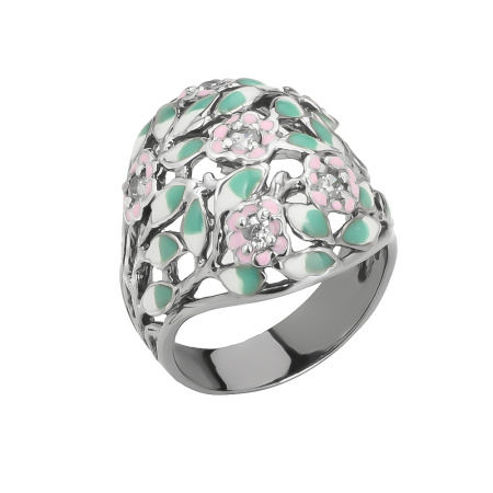 Серебряное кольцо «Дерево Счастья»