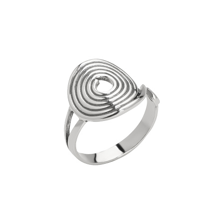 Кольцо из серебра «Лабиринт»
