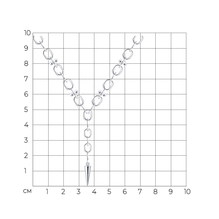 Серебряное колье