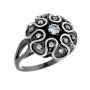 Серебряное кольцо с фианитами «Матрица»