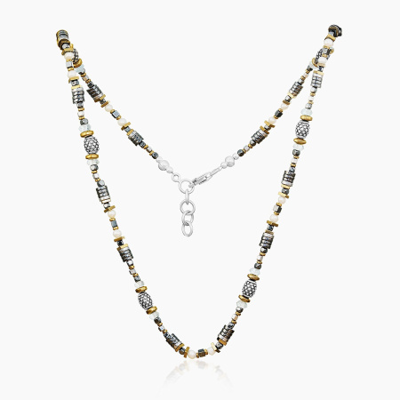 Колье из серебра