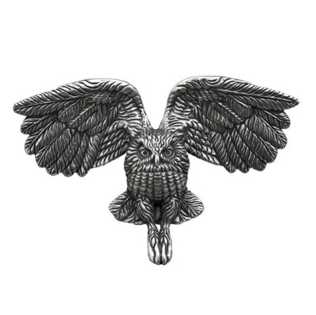 Подвеска из серебра с чернением «Сова»
