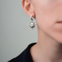 Серьги из серебра «Солнышко»