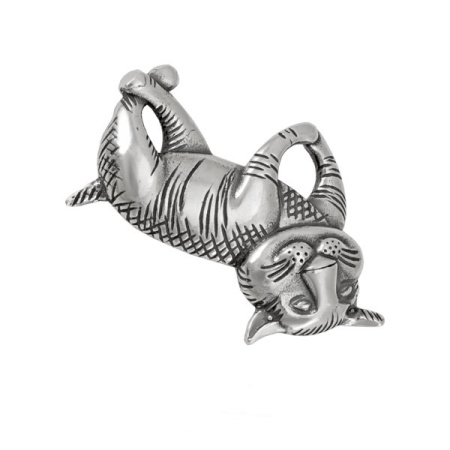 Серебряный кулон «Кот Баюн»