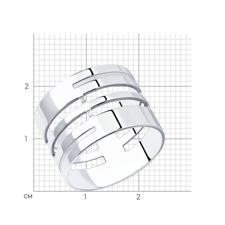 Кольцо из серебра SOKOLOV